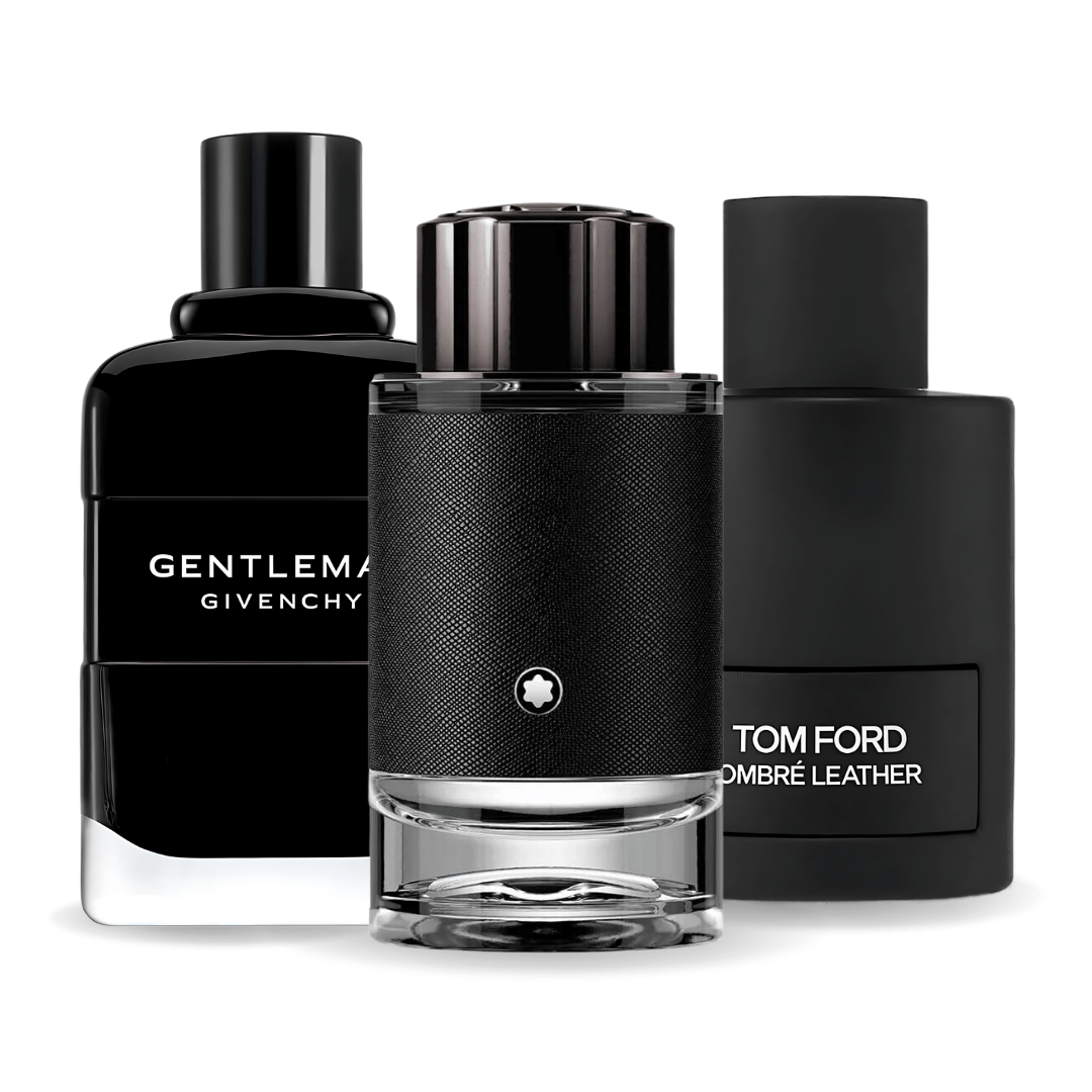 Sada 3 Parfémů - Tom Ford Ombre Leather, Givenchy Gentleman, Montblanc Explorer 100ml