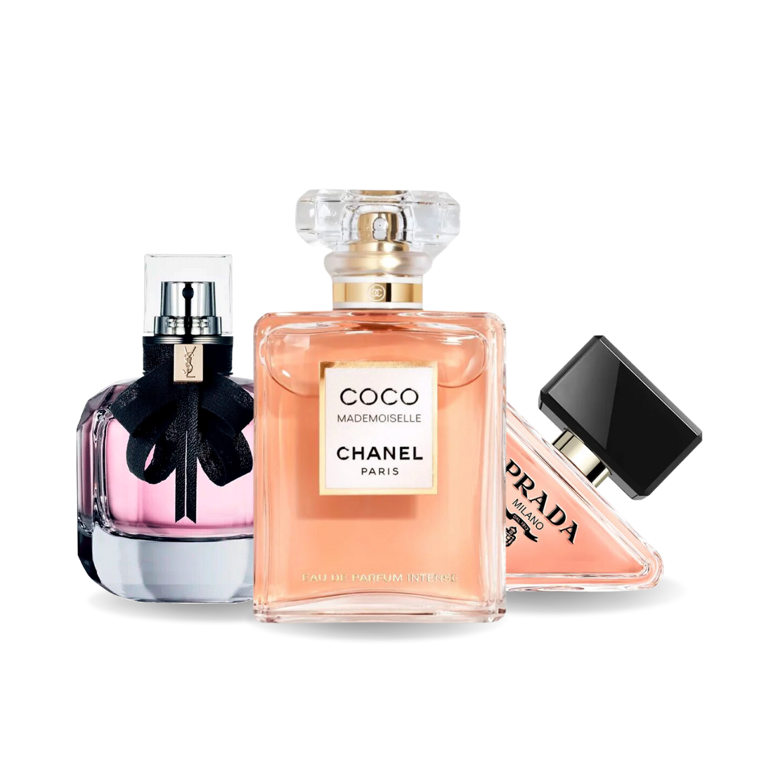 Sada 3 Parfémů Prada PARADOXE, COCO MADEMOISELLE e MON PARIS 100ml.