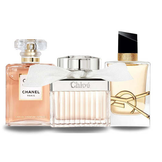 Sada 3 Parfémů COCO MADEMOISELLE, LIBRE e CHLOÉ 100 ml