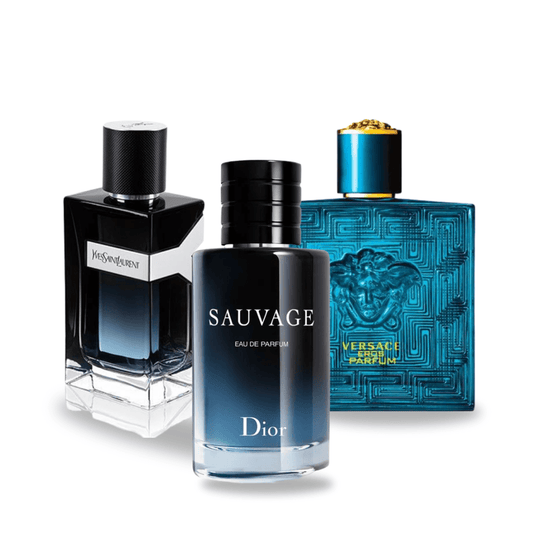 Sada 3 Parfémů SAUVAGE, Y MEN e EROS 100 ml