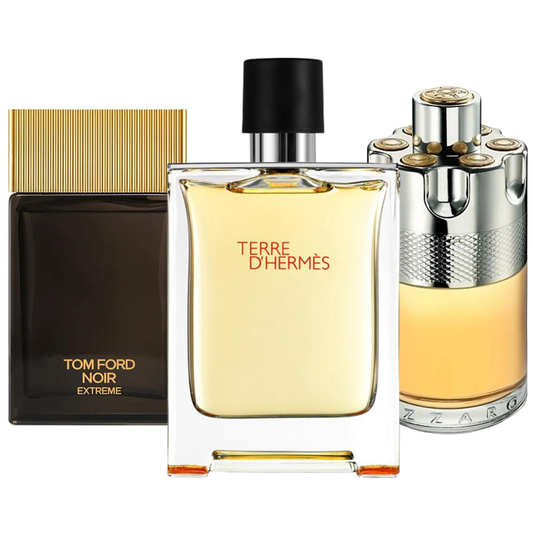 Sada 3 Parfémů - Terre d'Hermès, Azzaro Wanted, Tom Ford Noir Extreme 100ml