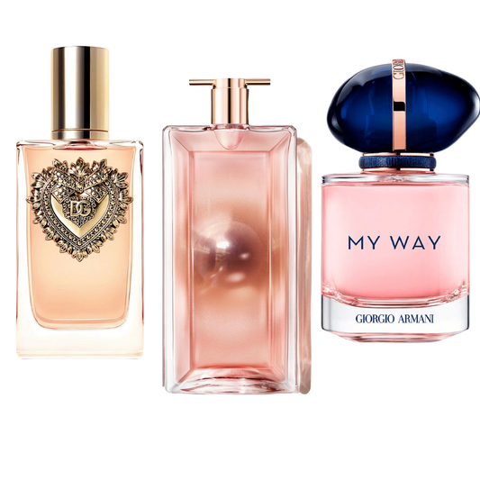 Sada 3 Parfémů -  Dolce & Gabbana Devotion, My Way Giorgio Armani, Lancôme Idôle 100ml
