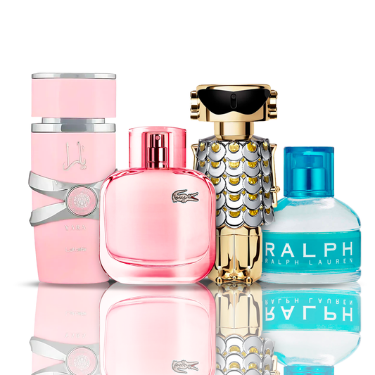 Sada 4 Parfémů - Fame + Yara + Lacoste Sparkling + Ralph Lauren 100ML